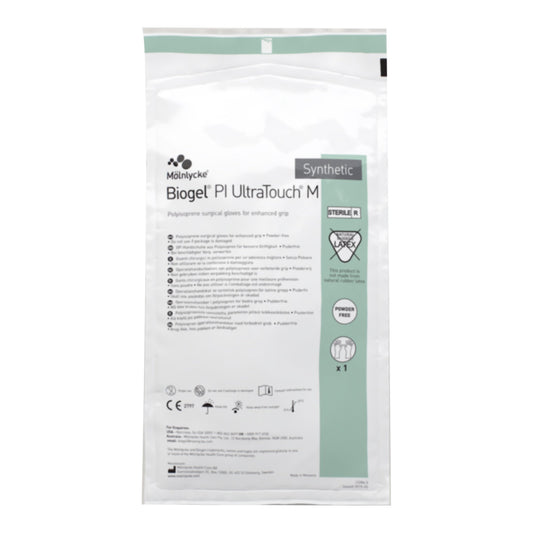 Biogel® PI UltraTouch™ M Polyisoprene Surgical Glove, Size 6.5, Straw