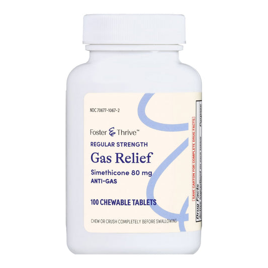 Foster & Thrive™ Gas Relief 80 mg Simethicone Chewable Tablets, Mint Flavor