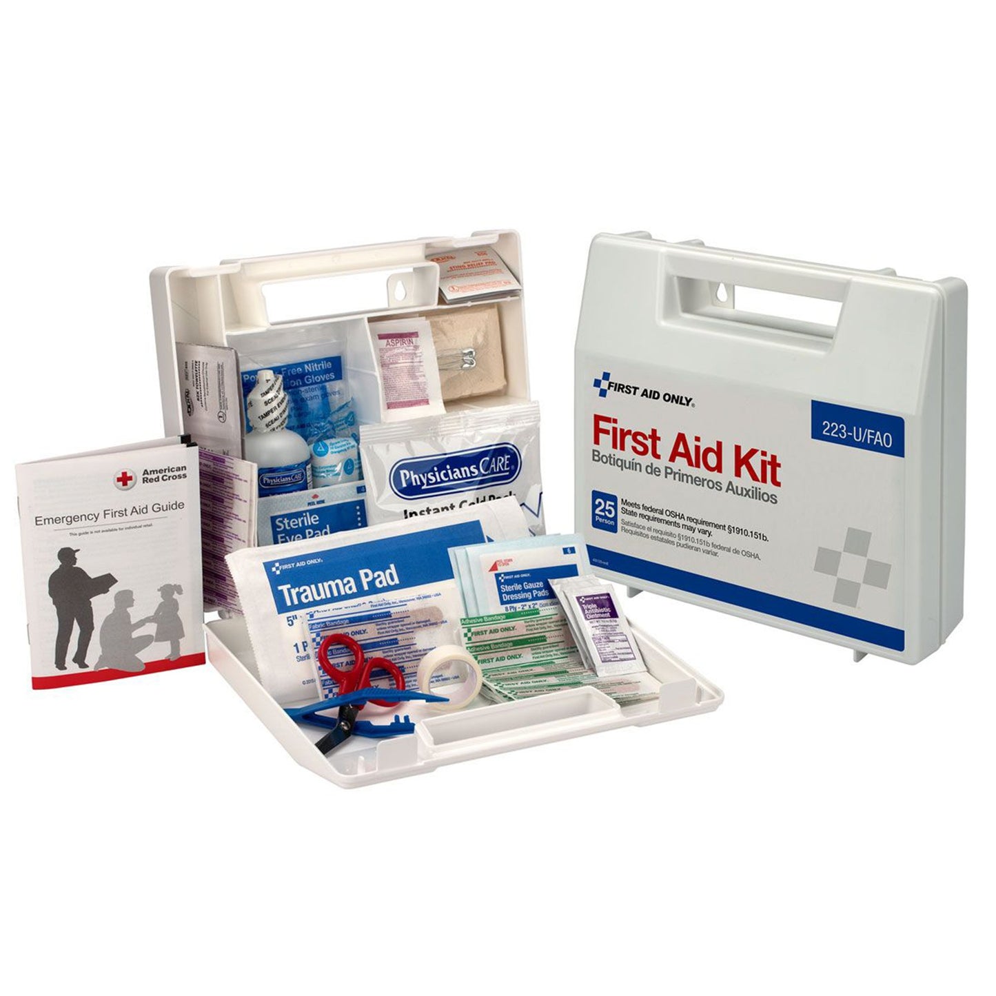 First Aid Kit First Aid Only 25 Person Plastic Case