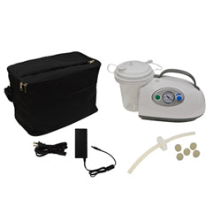 Portable Suction Machine w/DC Rechargeable Battery and Carry Bag