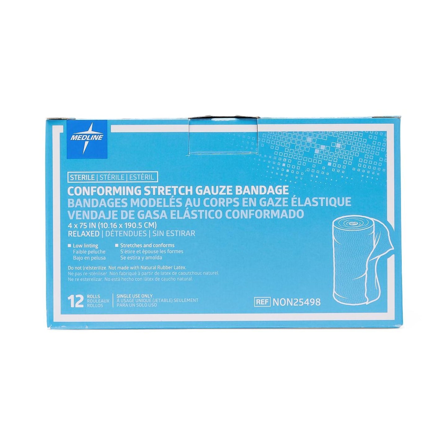 BANDAGE, GAUZE SOF-FORM STR 4"X4.1YDS (12/BX 8BX/CS)