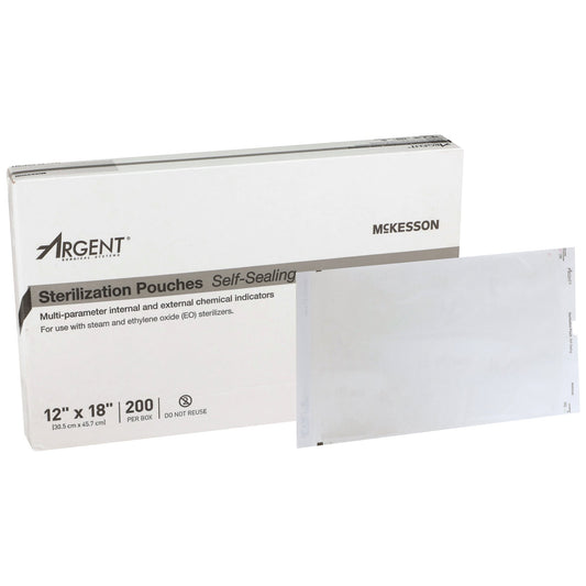 McKesson Argent® Sure-Check® Sterilization Pouch, 12 x 18 Inch