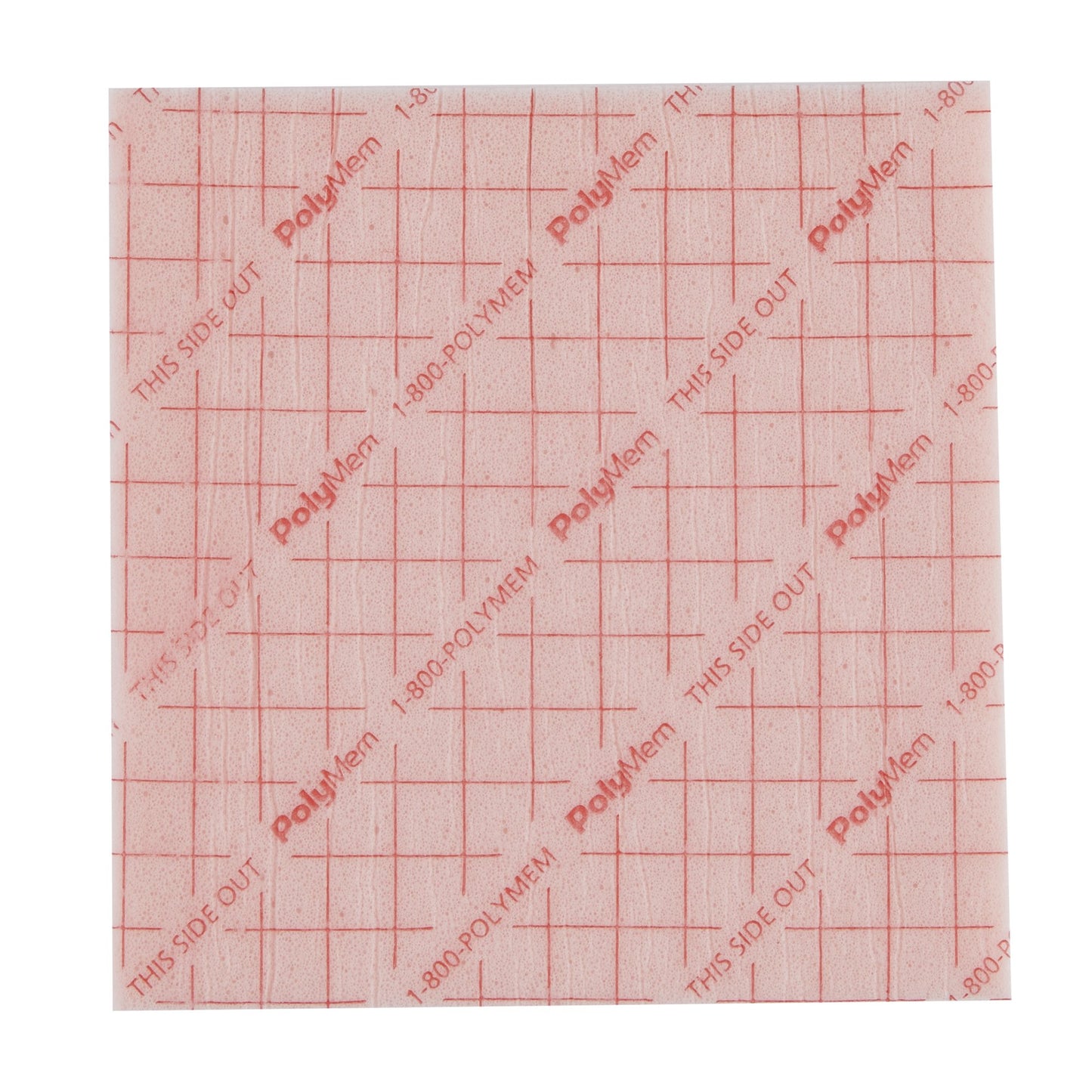 PolyMem® Nonadhesive without Border Foam Dressing, 5 x 5 Inch