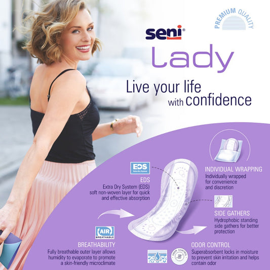 PAD, SENI LADY ULTIMATE LONG OVERNIGHT (26/PK 8PK/CS)