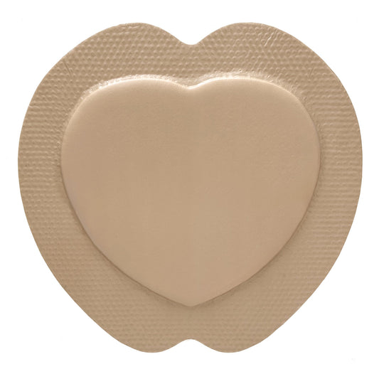 McKesson Hydrocellular Foam Dressing with Border Silicone Adhesive, Sacral