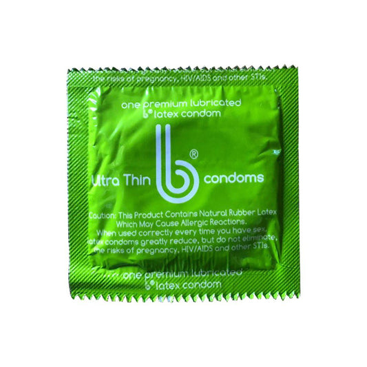 Ultra Thin B® Lubricated Latex Condom