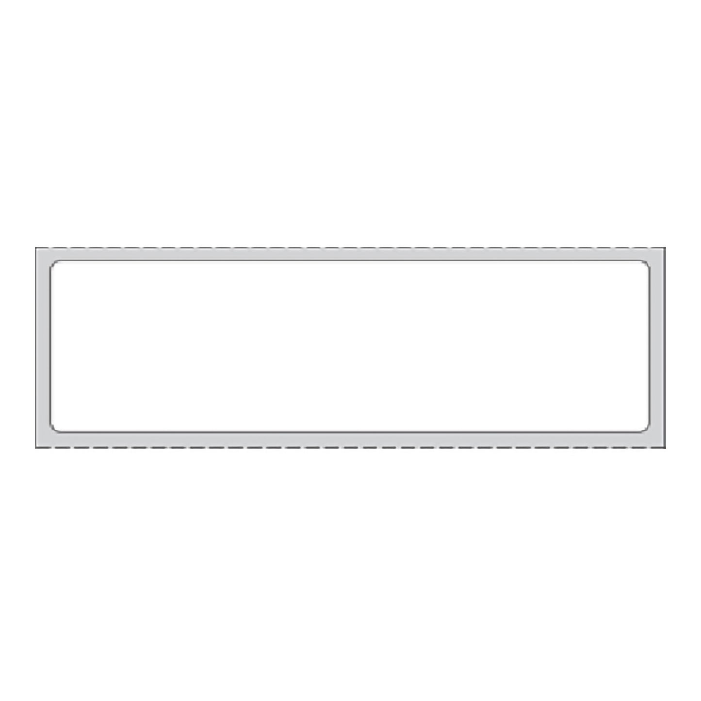 PDC® Blank Thermal Label, 3-1/2 x 1 Inch