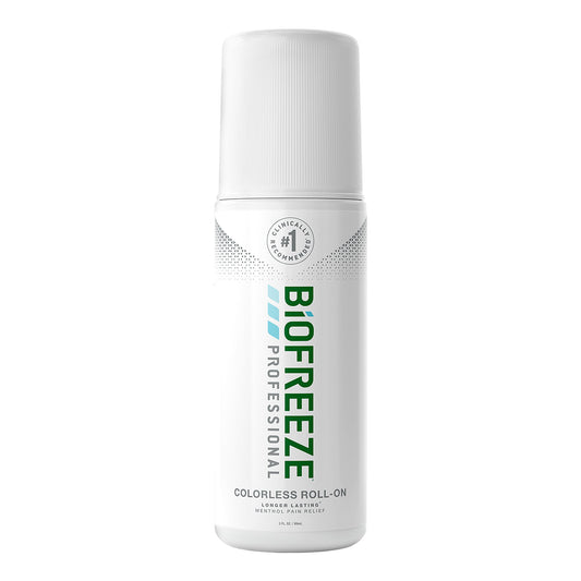 Biofreeze Professional 5% Menthol Topical Pain Relief Gel, 3-ounce roll-on
