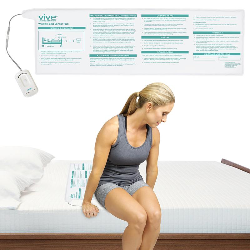 Vive Health Wireless Bed Alarm and Pager