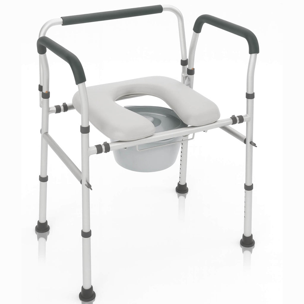 Vive Health 3 in 1 Padded Commode