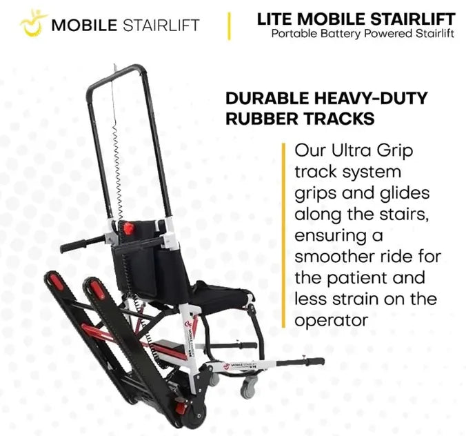 LITE Mobile Stairlift Battery Powered & Portable Stair Wheelchair