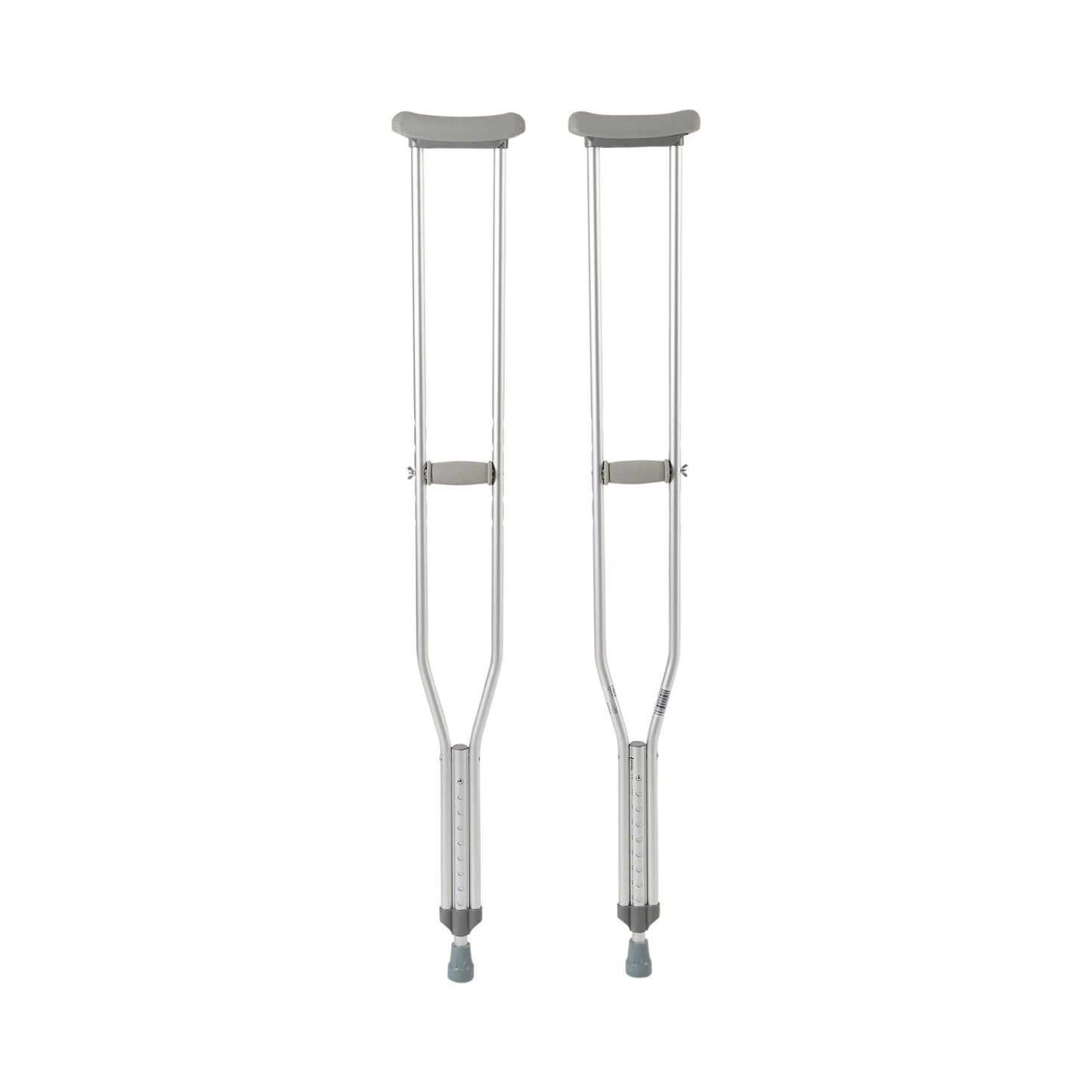 Underarm Crutches McKesson Tall Adult 5 Foot 10 Inch to 6 Foot 6 Inch User Height Aluminum Frame 350 lbs. Weight Capacity