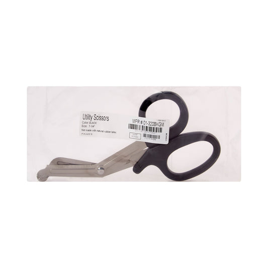 SCISSOR, UTILITY BLK LF 7 1/4 " (10/BX)