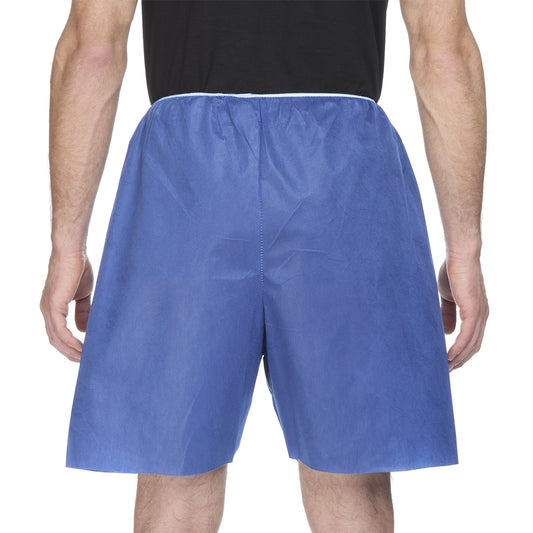 SHORTS, EXAM ORTHO BLU 2XLG UPTO 60" (25/BG 2BG/CS)