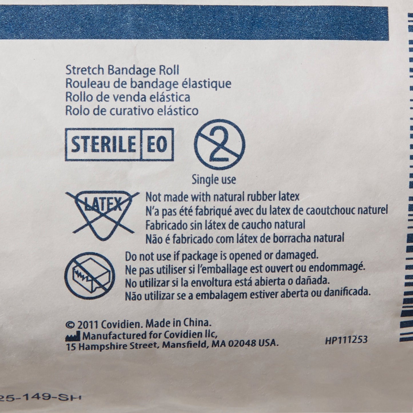 Dermacea™ Sterile Conforming Bandage, 3 Inch x 4 Yard, One-Ply
