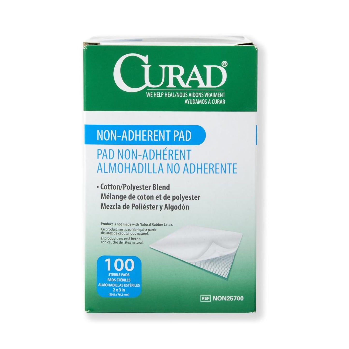 Curad® Nonadherent Dressing, 2 x 3 Inch