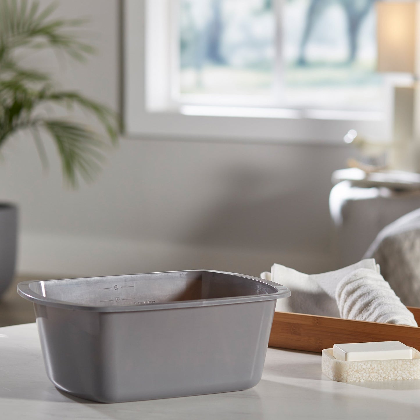 BASIN, WASH GRAPHITE RECTANGLE7QT (50/CS)