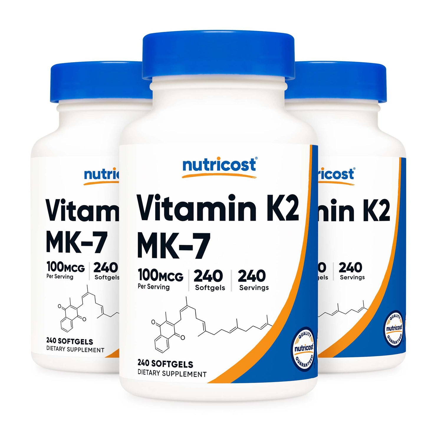 VITAMIN, SGEL K2 MK-7 100MCG (240/BT 12BT/CS)