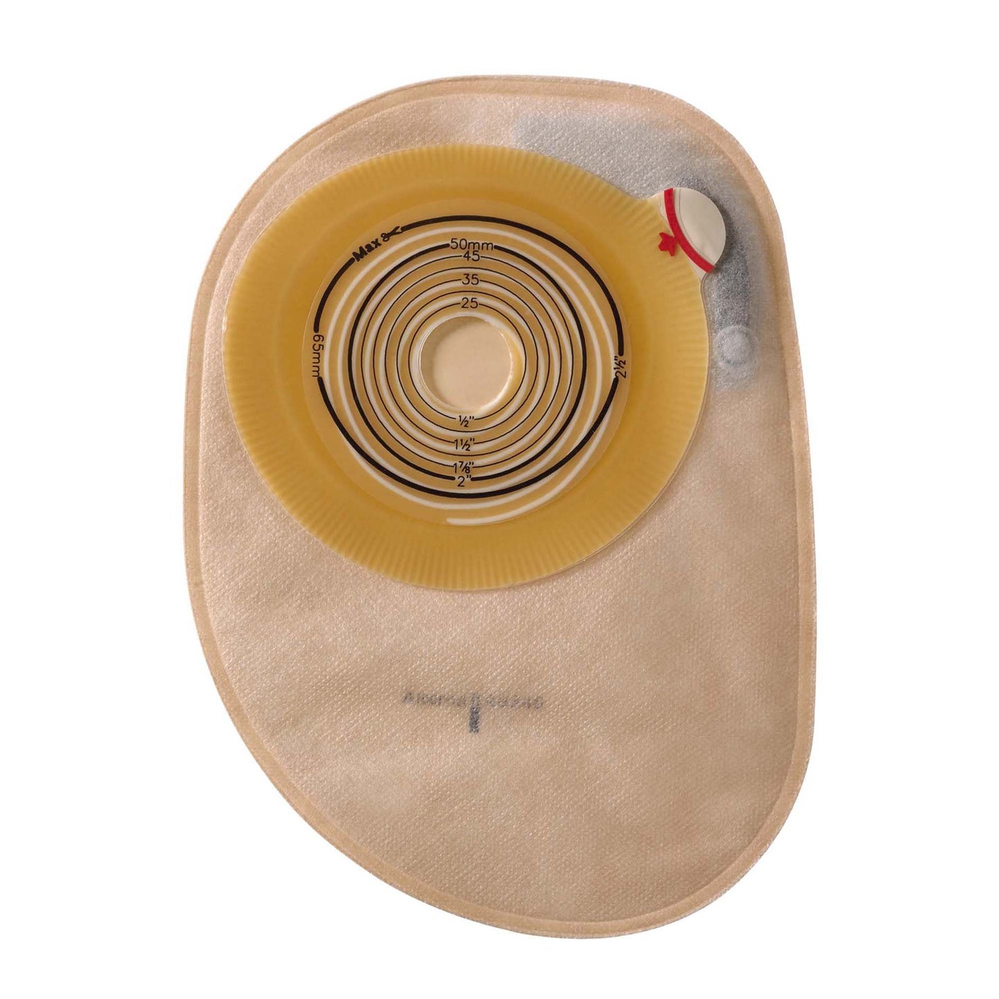 Assura® Flat One-Piece Opaque Colostomy Pouch, Cut to Fit Stomas 20 – 75mm