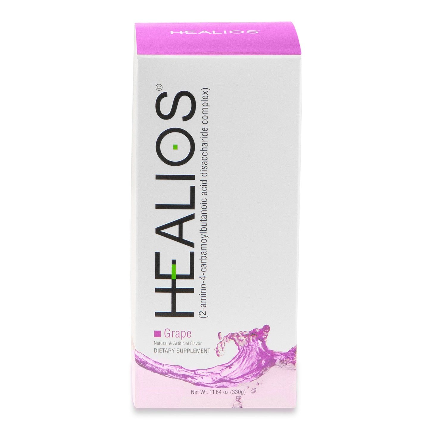 Oral Supplement Healios Grape Flavor Powder 11.64 oz. Jar