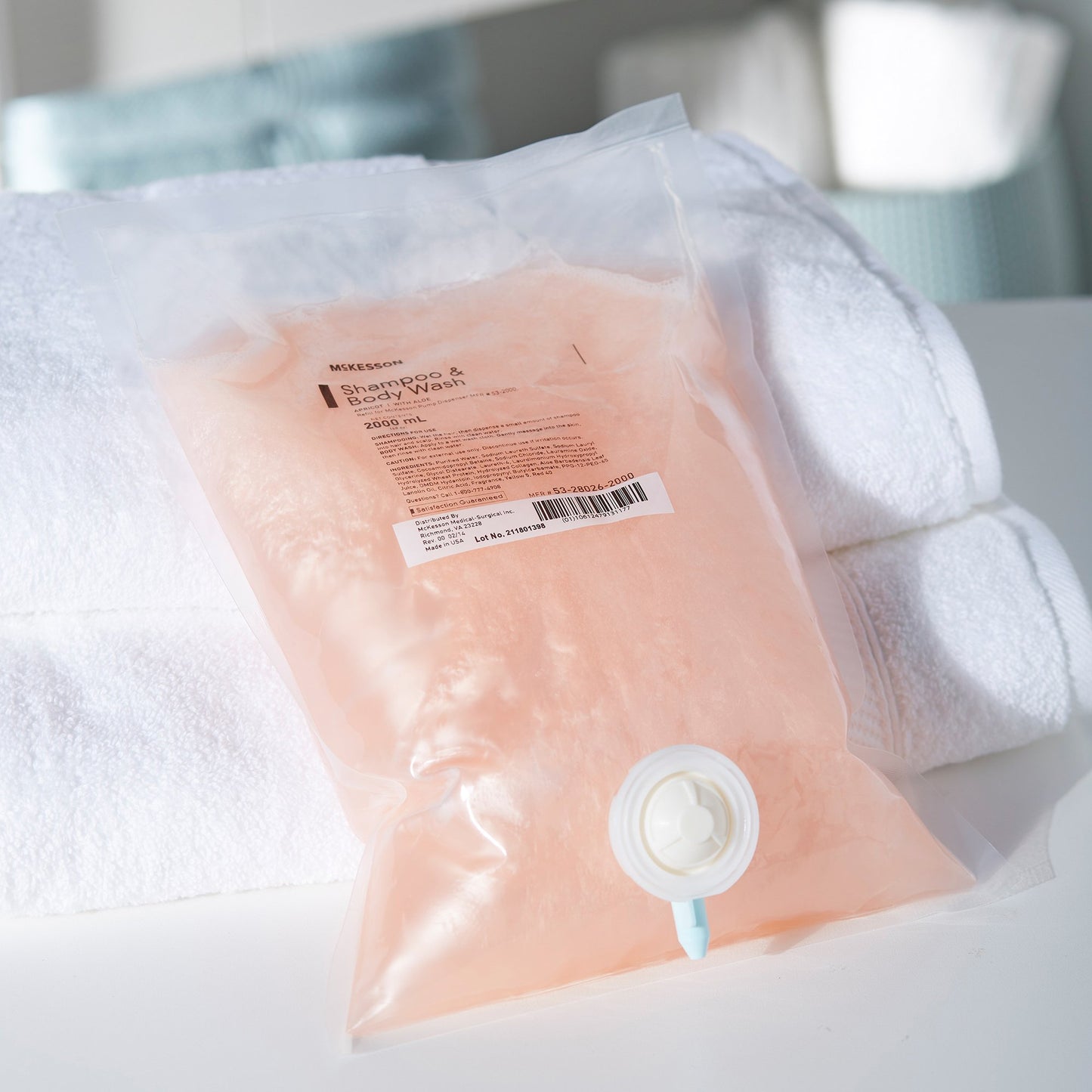 SHAMPOO, HAIR/BODY APRICOT DISC 2000ML (4/CS)