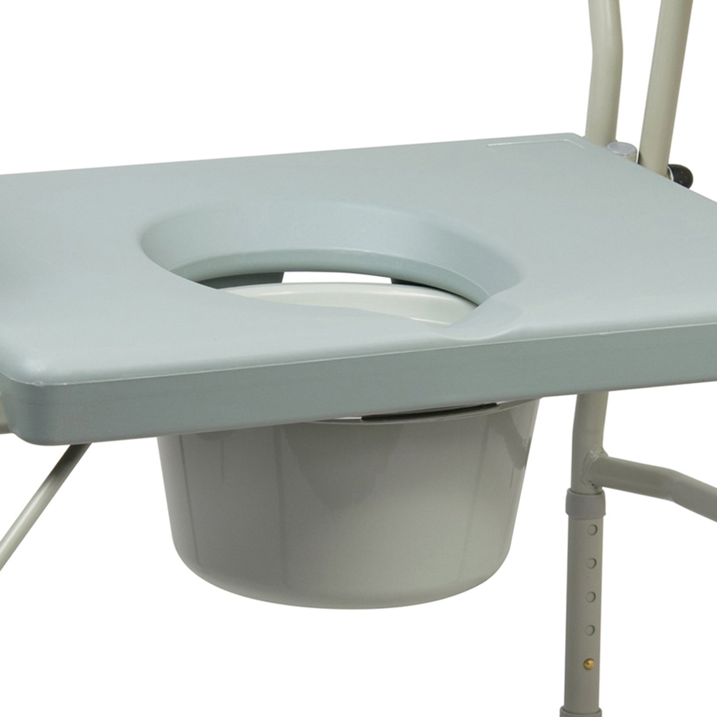 COMMODE, NON-FOLDING HD W/DRP ARM 1000LBS