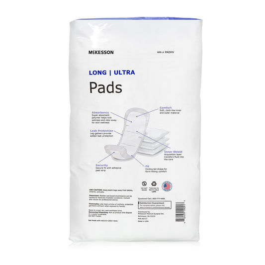 McKesson Ultra Heavy Absorbency Bladder Control Pad, 14 Inch Length