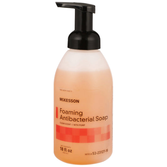 SOAP, MCKESSON FOAMING ANTIB BENZETHONIUM CHLORIDE 18OZ (12