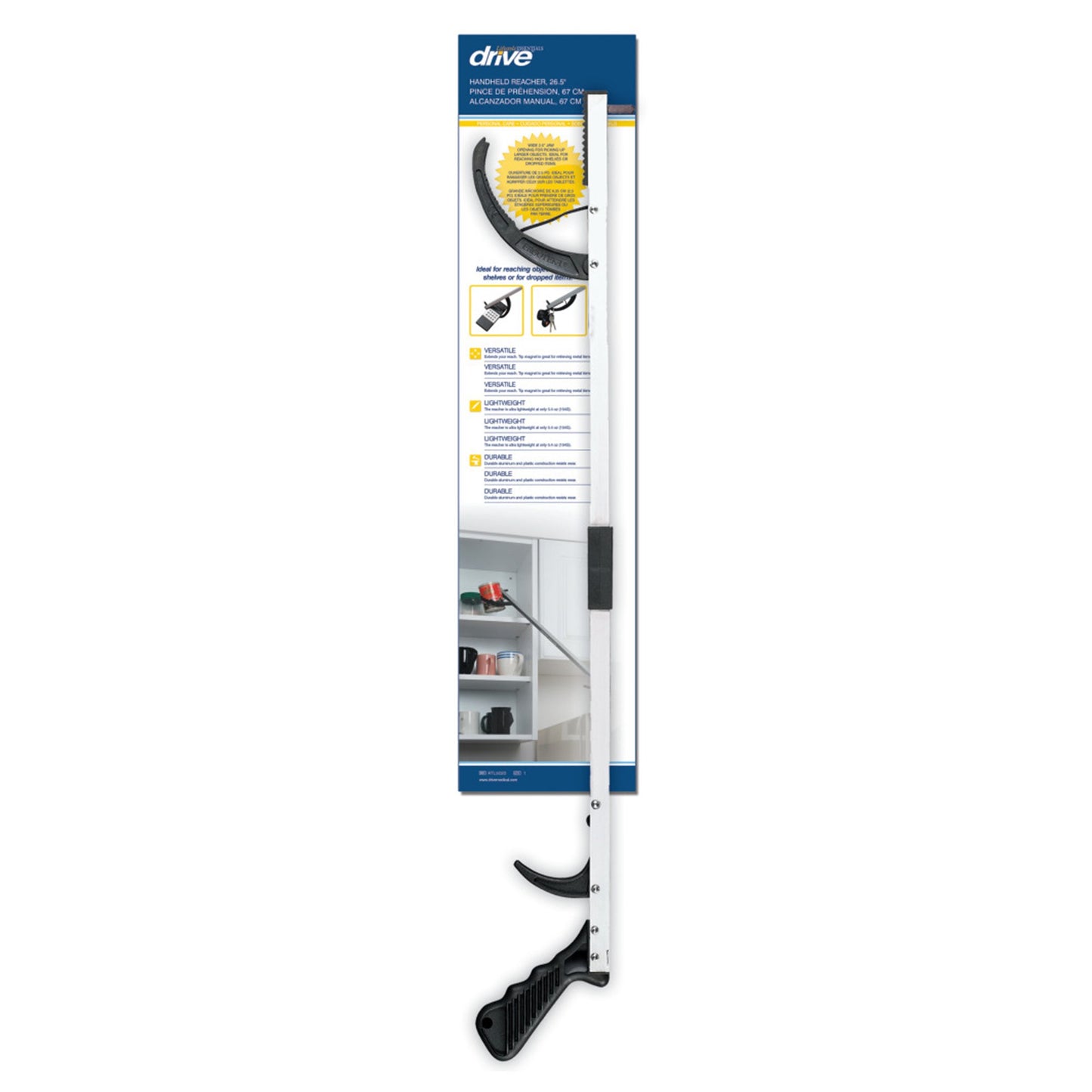 drive™ Reaching Aid, Lightweight Grabber Reacher, 26 Inches