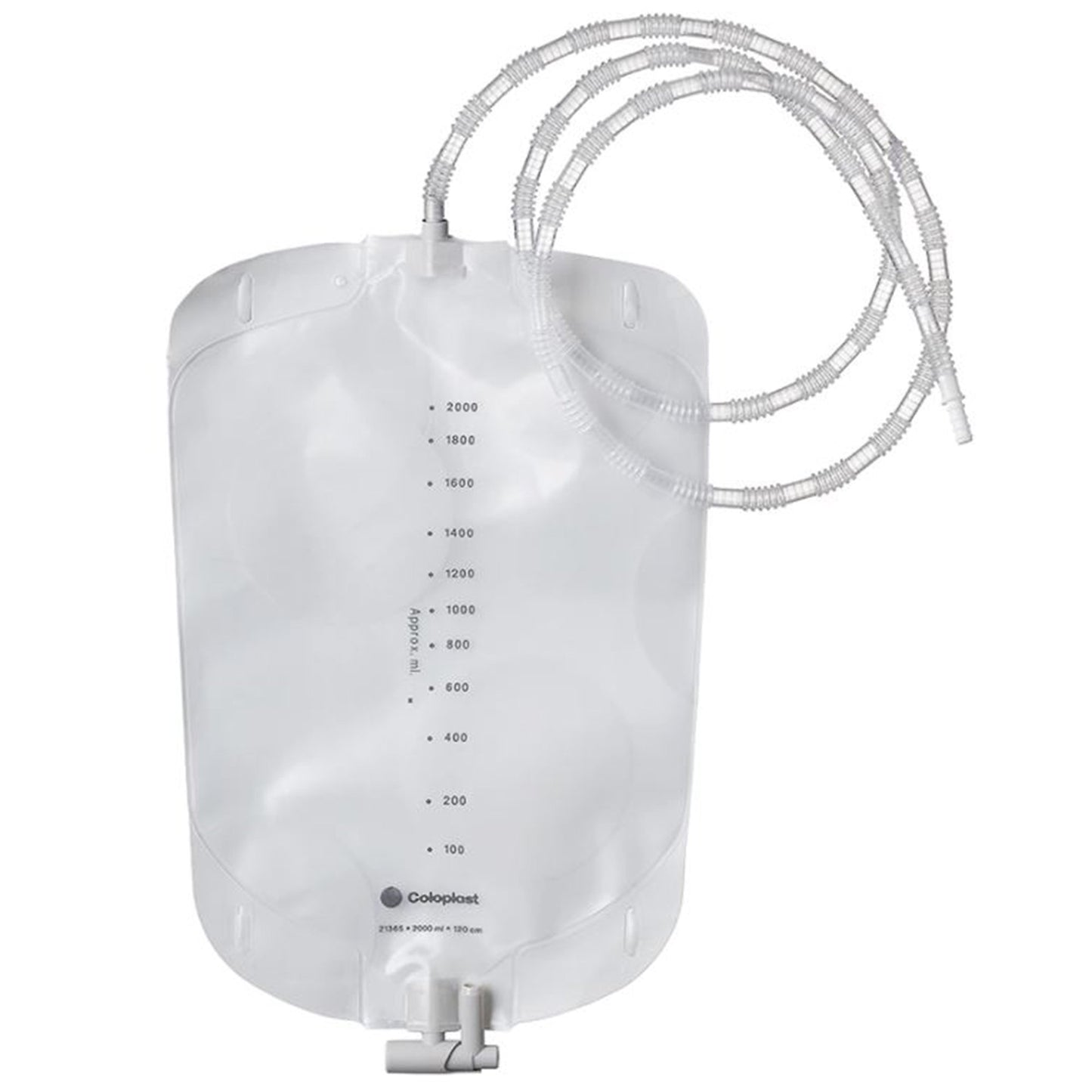 BAG, DRAIN 2000ML W/ANTI REFLUX VALVE (10/BX)