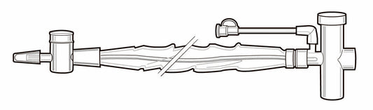 Ballard® Closed Suction Catheter, Tracheostomy Type, 21.3 Inch Length