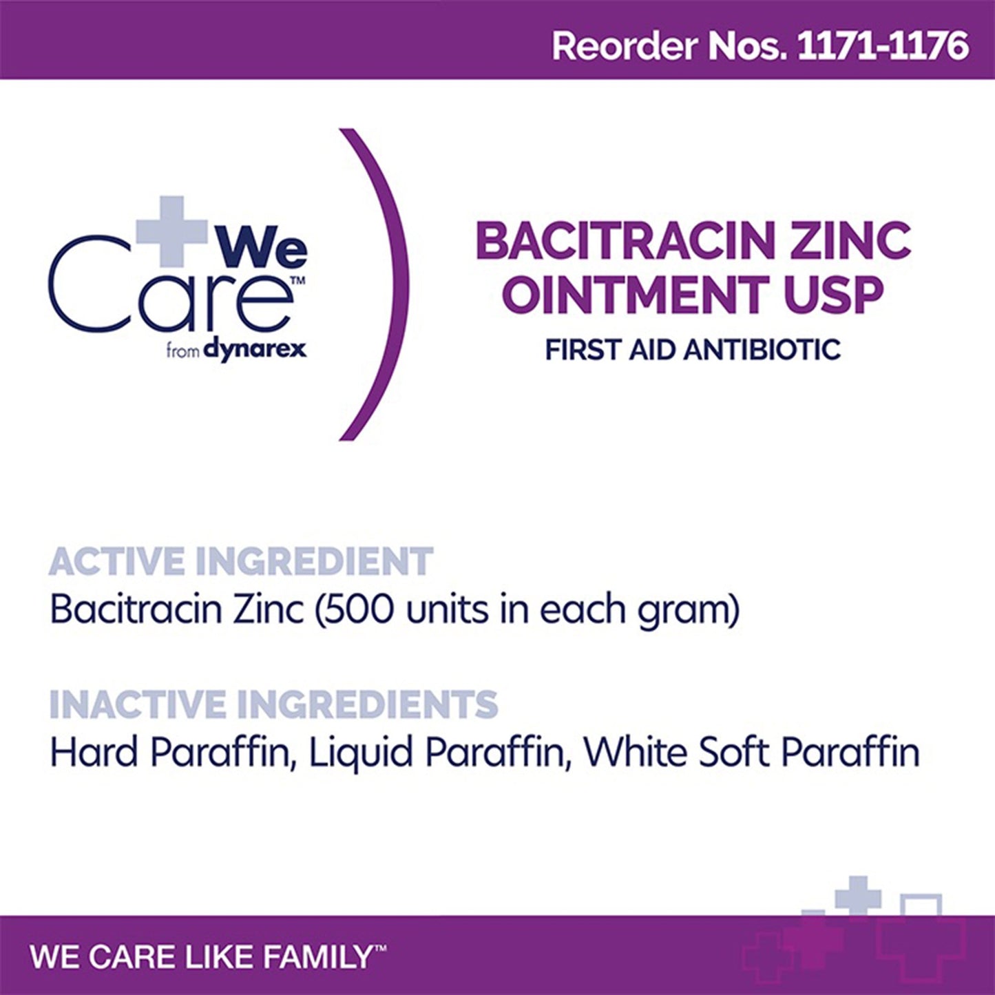 BACITRACIN+ZINC, OINT JAR 15OZ(12/CS)