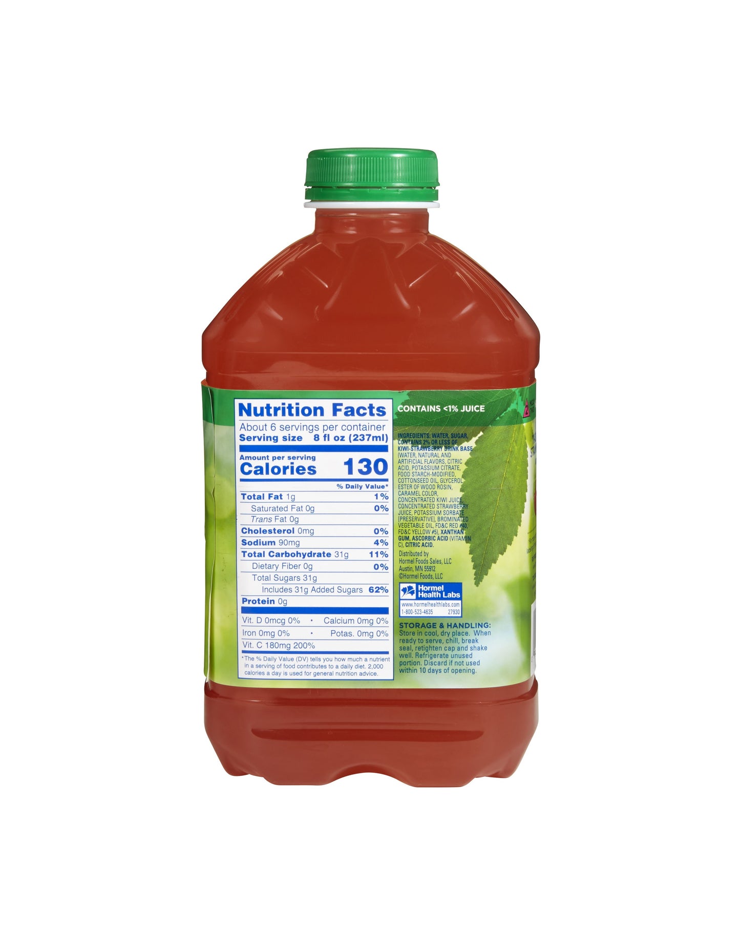 Thick & Easy® Clear Nectar Consistency Kiwi Strawberry Thickened Beverage