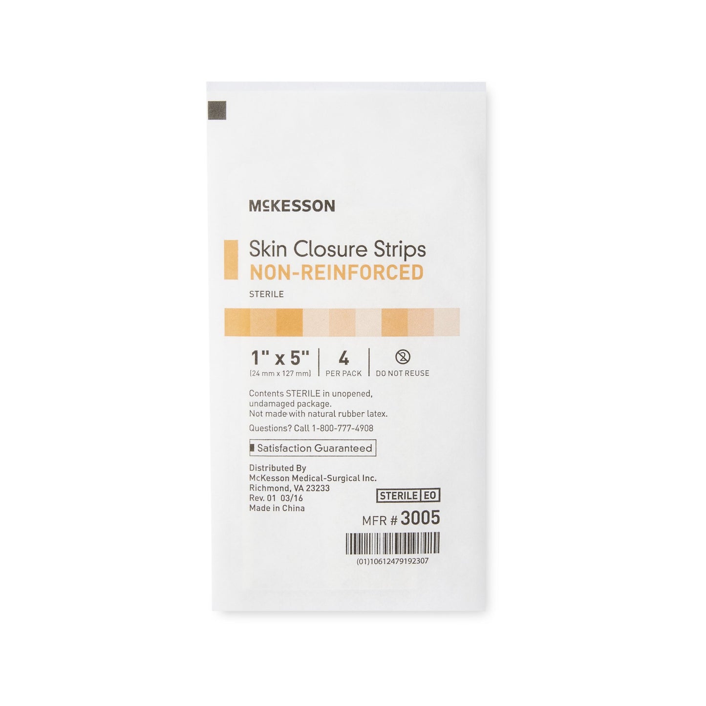 CLOSURE, SKIN FLEX LF TAN 1X5"(4/PK 25PK/BX 4BX/C