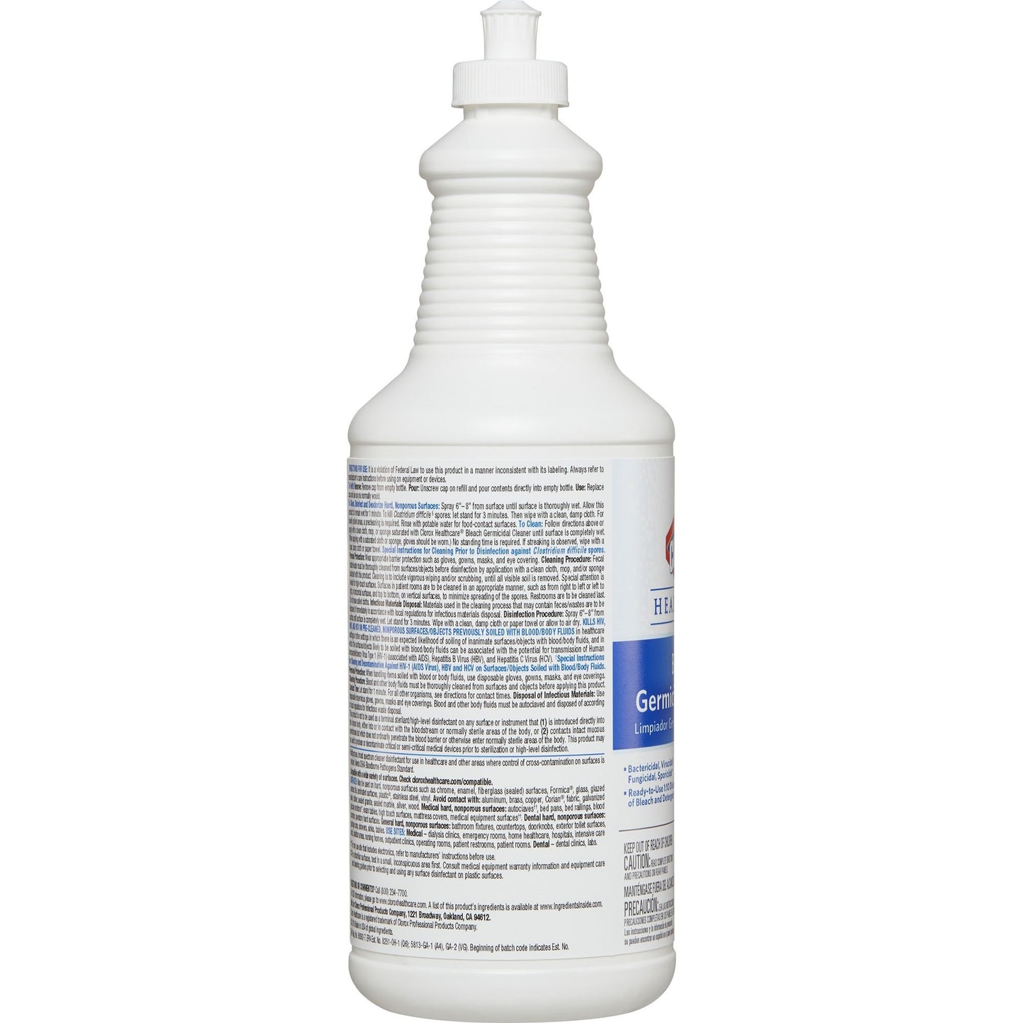 Clorox Healthcare® Bleach Germicidal Cleaner, 32-ounce bottle