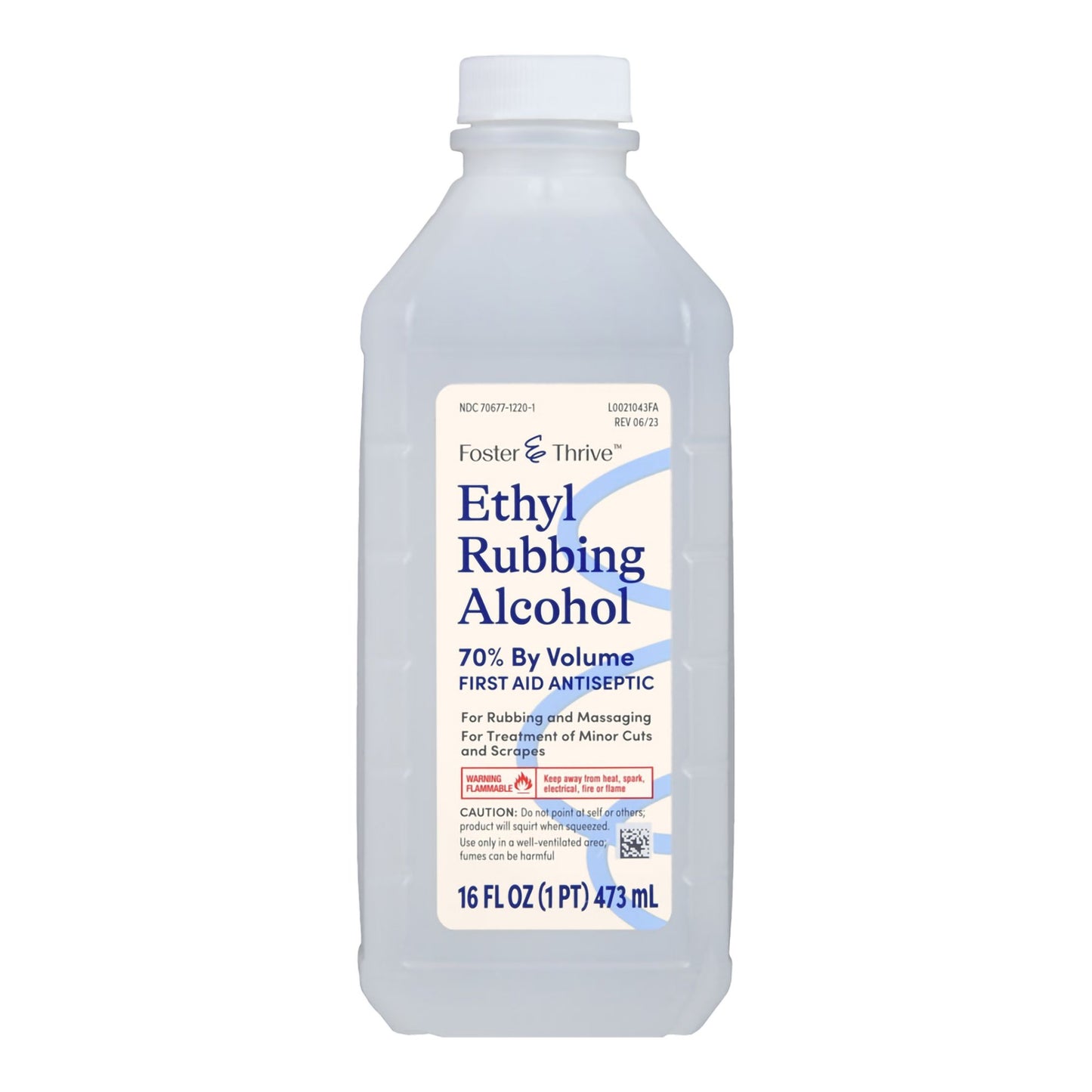 ALCOHOL, ETHYL 70% FT SM 16OZ (12/CS)