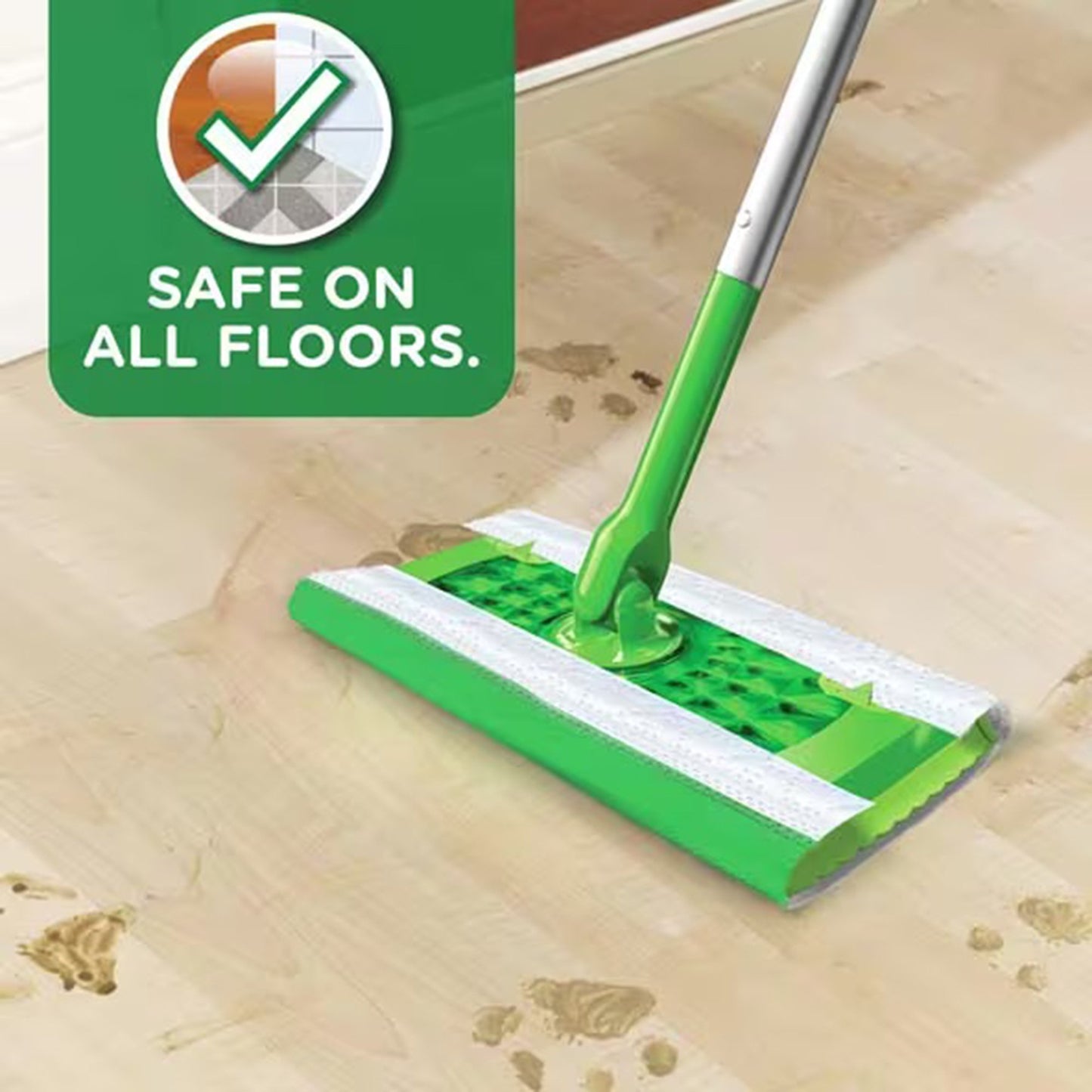 CLOTH, SWIFFER WET FRESH SCENTREFILL WHT 8X10" (12BX 6BX/CT