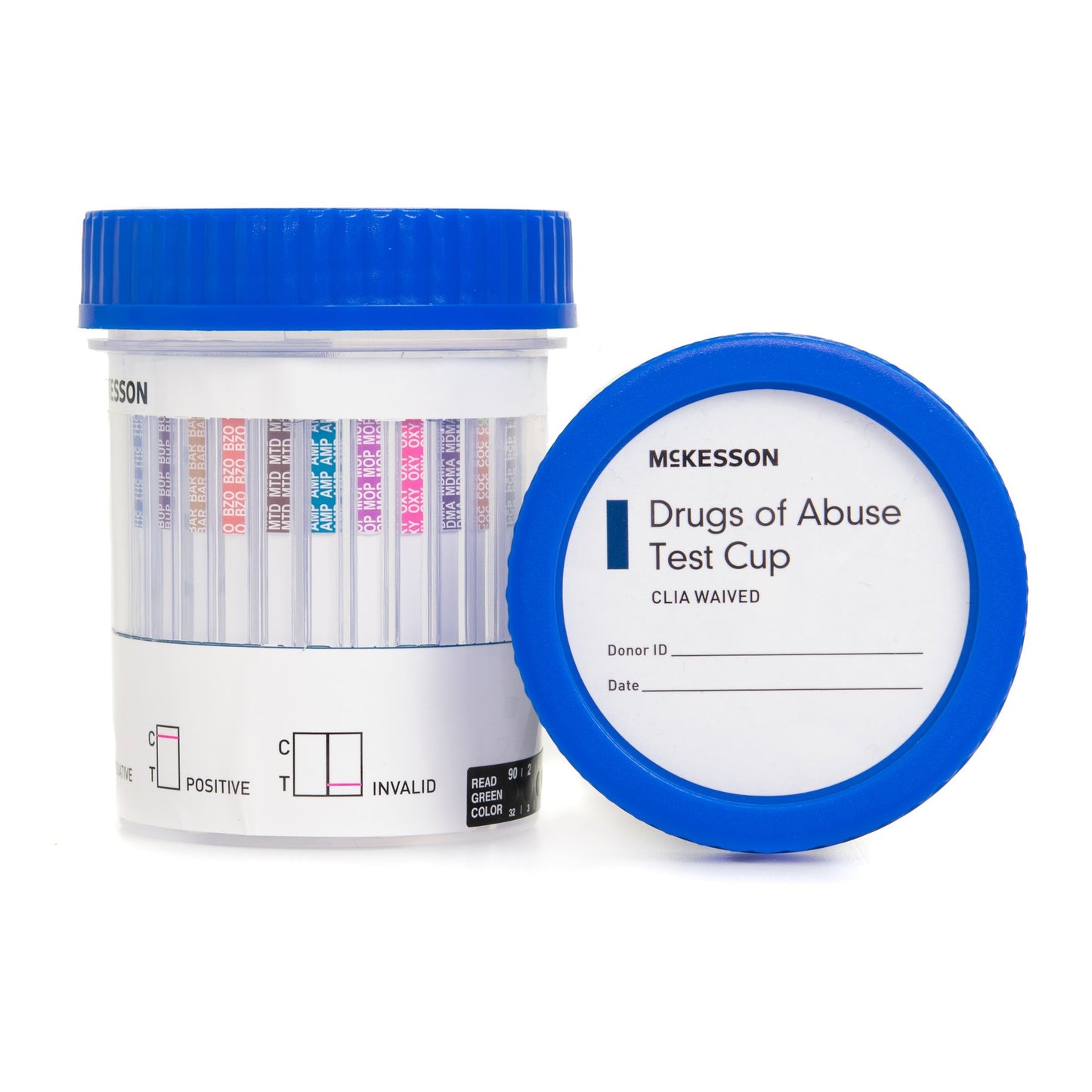 Drugs of Abuse Test Kit McKesson with detection for BAR and PCP