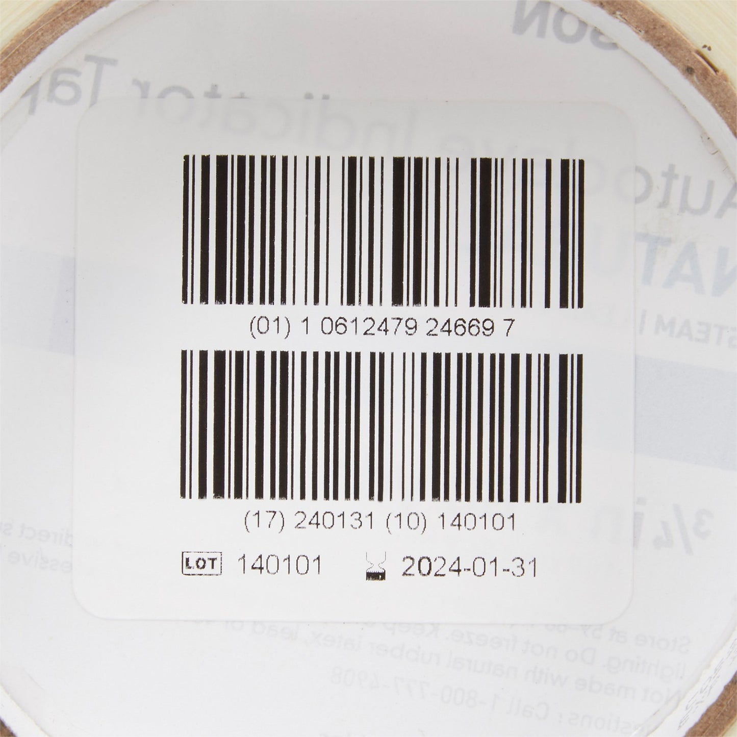 TAPE, INDICATOR STM 3/4" (24/CS)