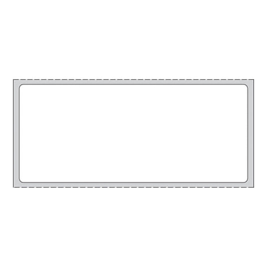PDC® White Blank Thermal Label, 1-1/2 x 3-1/2 Inch