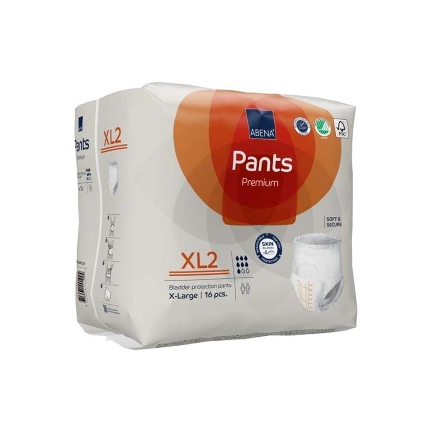 UNDERWEAR, INCONT ABENA PROT PREM XL2 XLG (16/PK 6PK/CS)