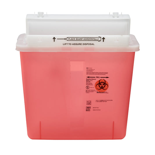 SharpStar™ In-Room™ Sharps Container, 1.25 Gallon, 12.5 x 5.5 x 10.75 Inch