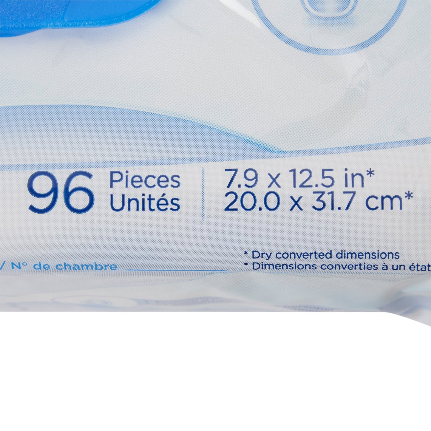 WASHCLOTH, WET CLASSIC TENA DISP (96/BG 6BG/CS)