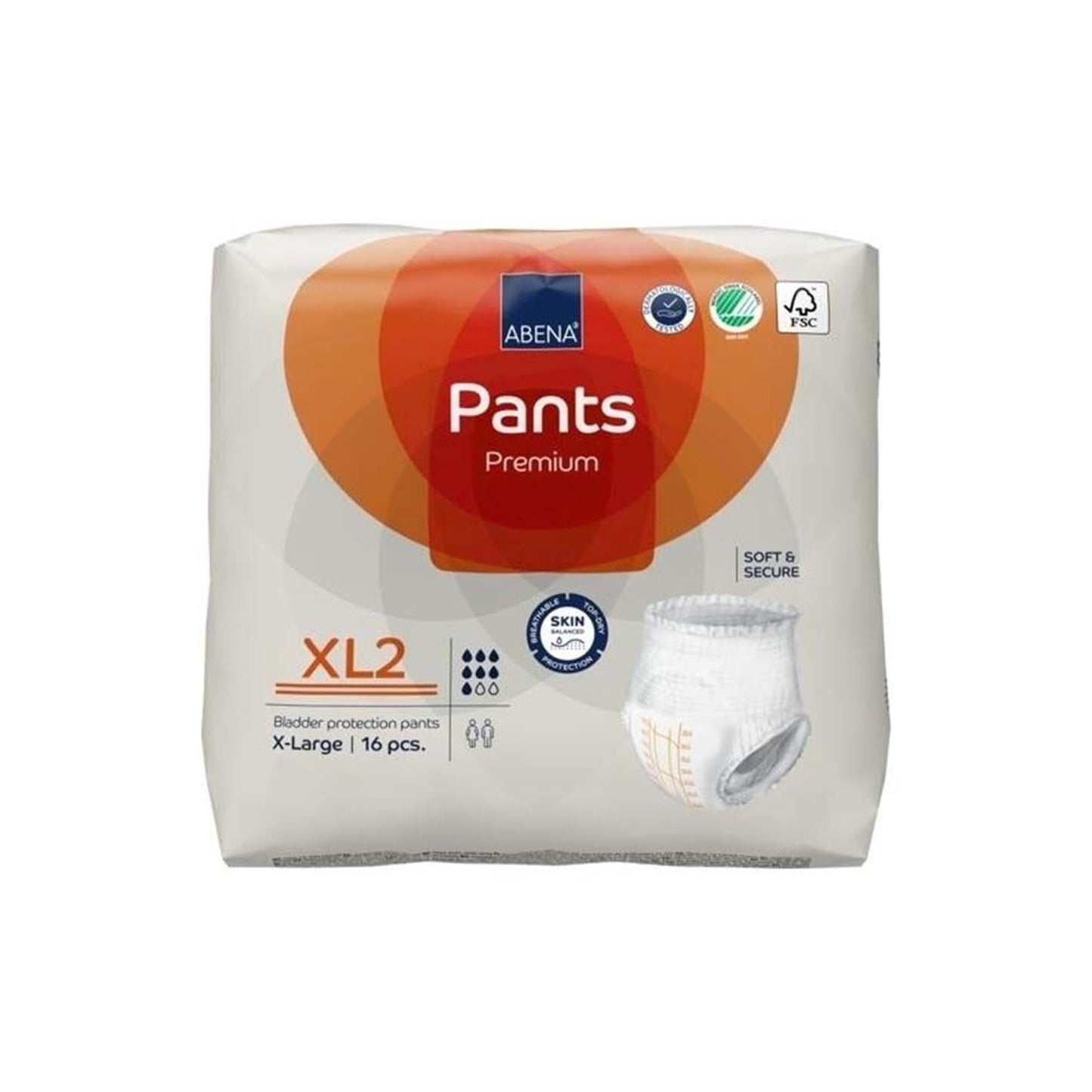 UNDERWEAR, INCONT ABENA PROT PREM XL2 XLG (16/PK 6PK/CS)