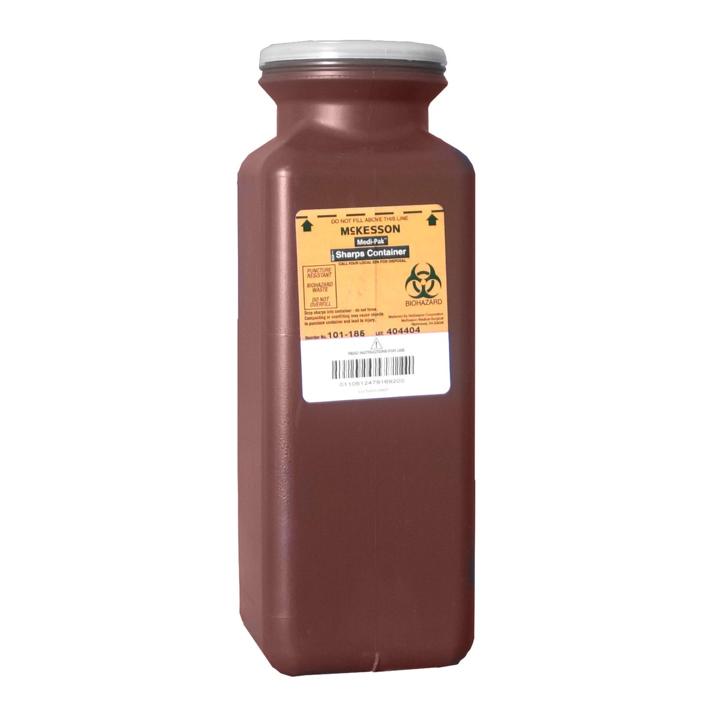 CONTAINER, SHARPS RED 1.7QT TALL TRAY (20/CS)