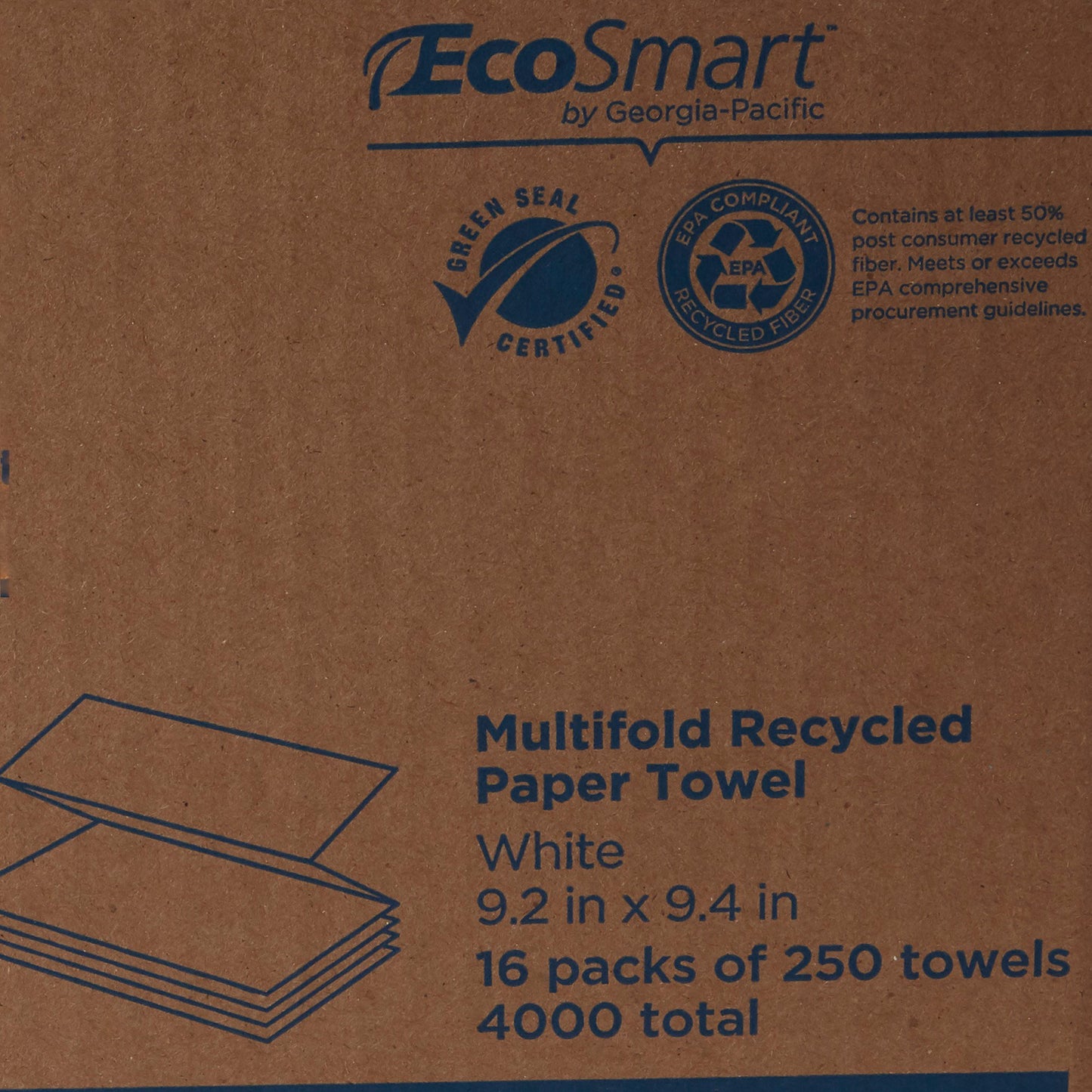 TOWEL, PAPER MULTI-FOLD BLEACHWHT
