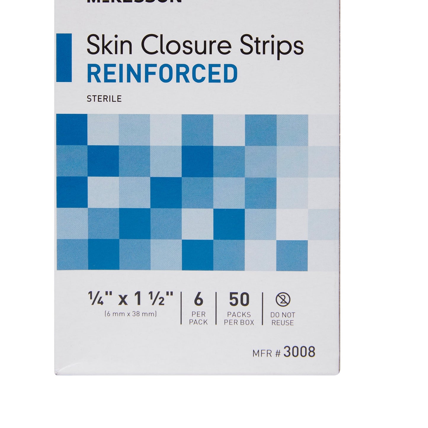 CLOSURE, SKIN REINF LF 1/4X1.5" (6/PK 50PK/BX 4BX/CS)