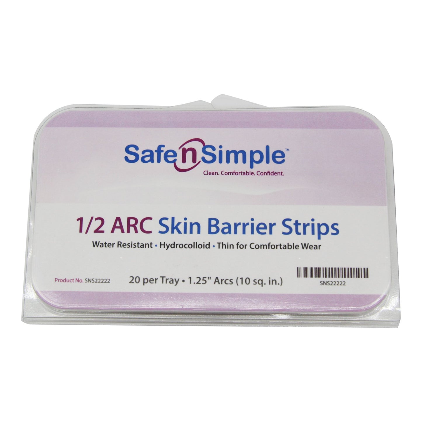 BARRIER, SKIN HYDROCOLLOID 1/2CIR STRIPS (20/TR 24TR/CS)