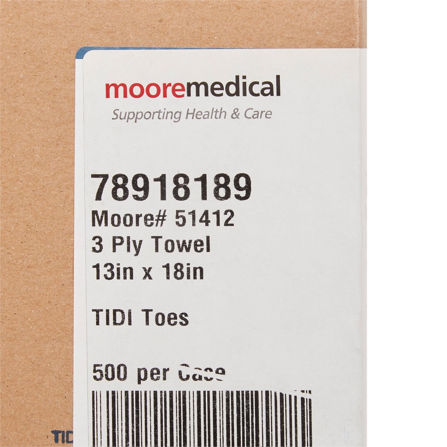 TOWEL, PODIATRY 3PLY 500S