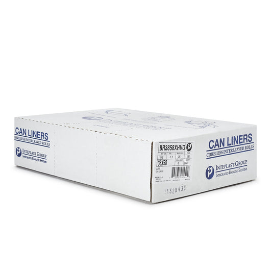 LINER, CAN GRY 1.10MIL 38"X58"60GL (100/CS)